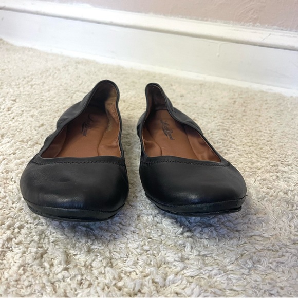Lucky Brand Black Leather Ballet Flats - Picture 3 of 9